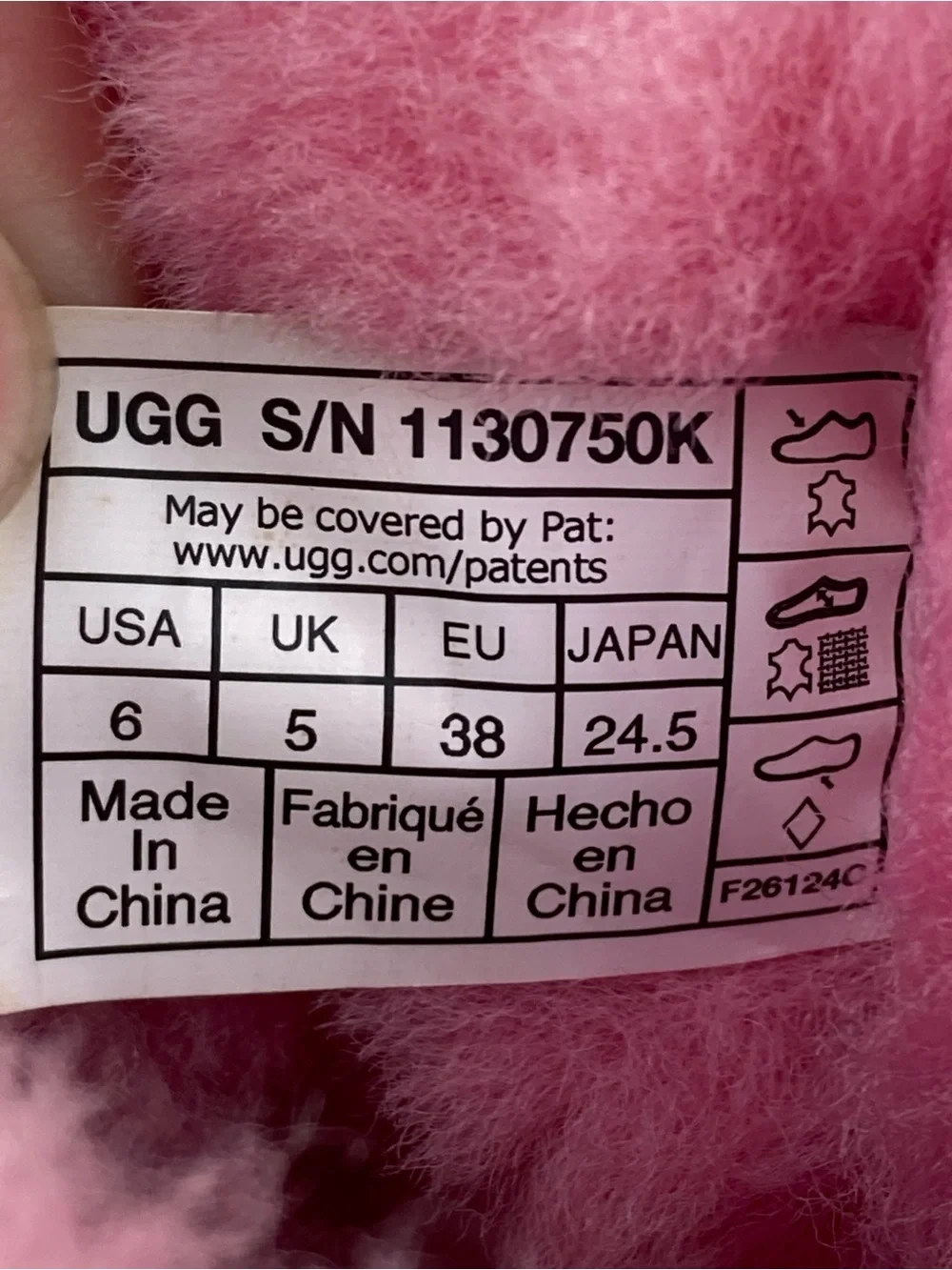 UGG Kids Classic Ultra Mini II Boots Booties Pink 1130750K Youth Girls Size 6.